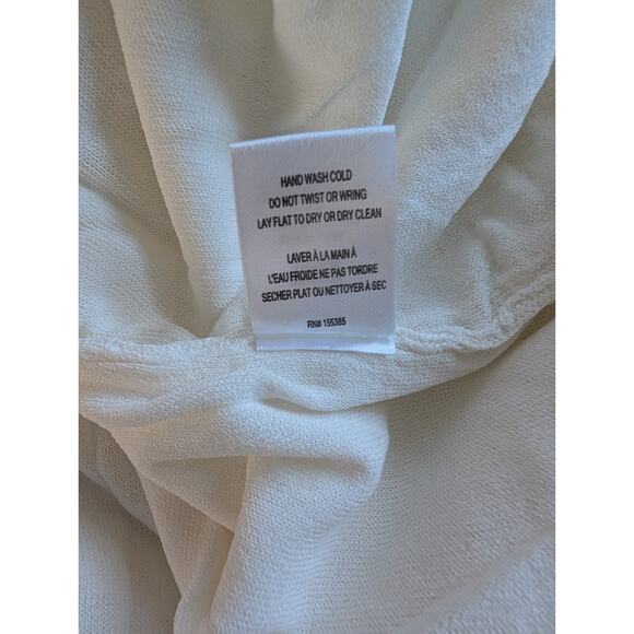 NWT Ronny Kobo Owena One-Shoulder Side-Slit Maxi Gown Size XL Ivory #ND452 - Picture 12 of 13